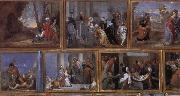 David Teniers Details of Archduke Leopold Wihelm's Galleries at Brussels china oil painting artist